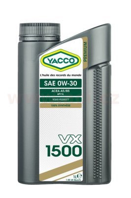 YACCO - Motorový olej VX 1500 0W30 1L
