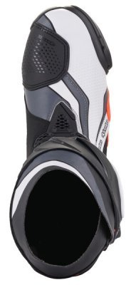 ALPINESTARS - Topánky SUPERTECH R, (čierna/červená fluo/biela/šedá, veľ. 42)