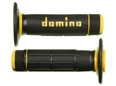 gripy A020 (offroad) délka 118 mm, DOMINO (černo-žluté)