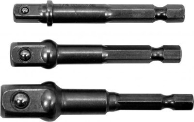 Yato - Súprava adaptérov 3ks HEX 1/4, 3/8, 1/2