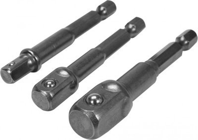 Yato - Súprava adaptérov 3ks HEX 1/4, 3/8, 1/2