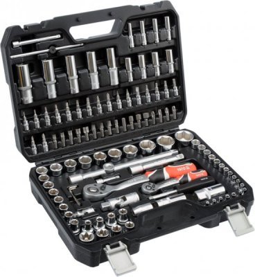 Yato - Gola sada 1/2", 1/4" +príslušenstvo 108ks