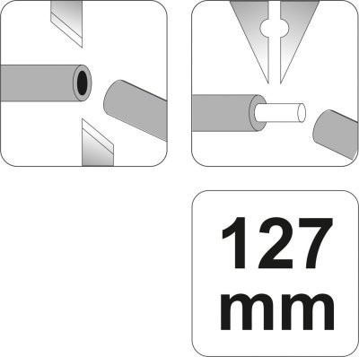 Yato - Kliešte cvikacie elektrikárske 125mm