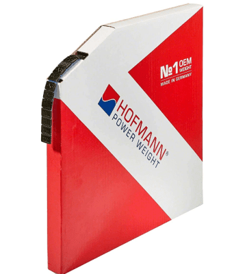 ZÁVAŽIE NALEPOVACIE, ALU-SLIM 1200 X 5G HOFMANN - rolka 6kg čierne