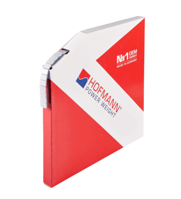 ZÁVAŽIE NALEPOVACIE, ALU-SLIM 1200 X 5G HOFMANN - rolka 6kg strieborné