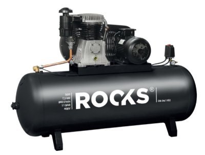 Rooks - Piestový Kompresor 500L 5.5kW 400V