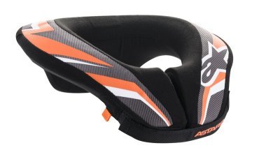 ALPINESTARS - Nákrčník SEQUENCE YOUTH, detský (čierna/oranžová/biela, veľ. S/M)