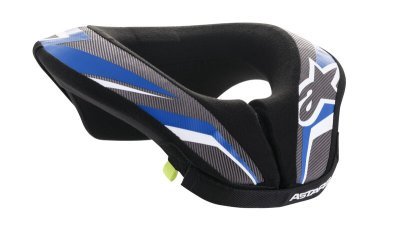 ALPINESTARS - Nákrčník SEQUENCE YOUTH, detský (čierna/modrá/biela, veľ. L/XL)