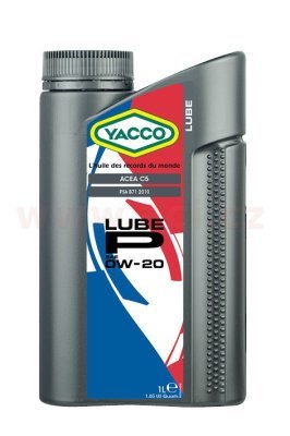 YACCO - Motorový olej LUBE P 0W20 1L