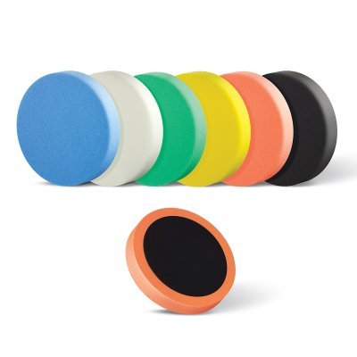 BOLL - Leštiaca špongia na suchý zips tvrdá (biela) 2.5cm, 150mm