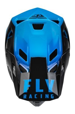 FLY RACING - cyklo prilba RAYCE, (čierna/modrá, veľ. XL)