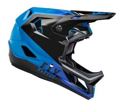 FLY RACING - cyklo prilba RAYCE, (čierna/modrá, veľ. XL)