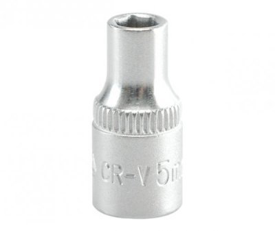 Yato - Nadstavec šesťhranný krátky 1/4″ 5mm