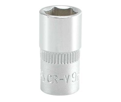 Yato - Nadstavec šesťhranný krátky 1/4″ 9mm