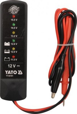 Yato - Tester autobatérií LED