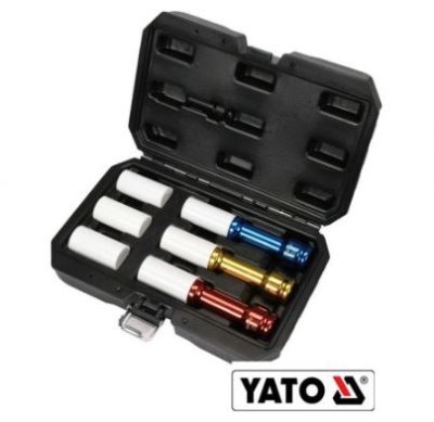 Yato - Sada nadstavcov 17, 19, 21mm 1/2"L-150mm