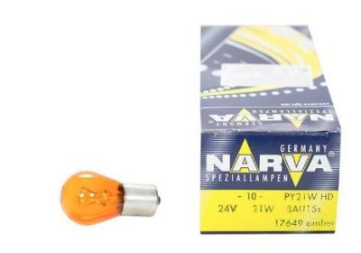 NARVA žiarovka PY 21W 24V Heavy Duty