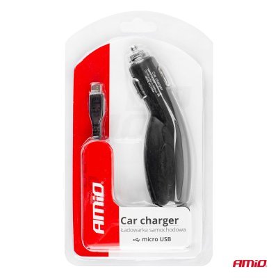 AMiO - Nabíjačka do autozapaľovača s micro USB PCH-06