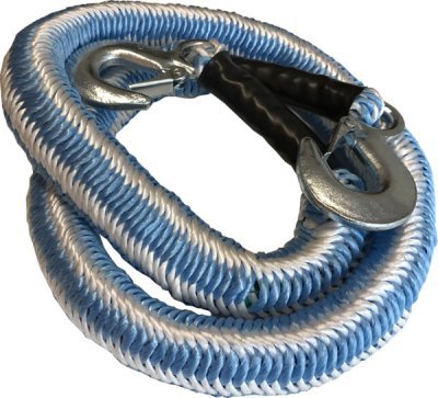 Godmar - Ťažné lano pružné s 2 karabínami 1450-2500 kg