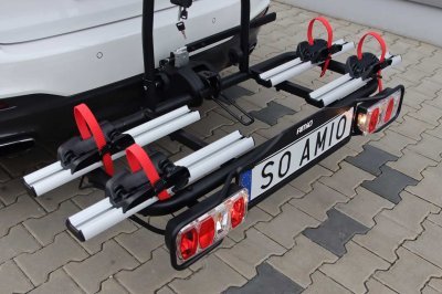 AMiO - Nosič na bicykle na ťažné zariadenie auta E-Bike TBC-02/2