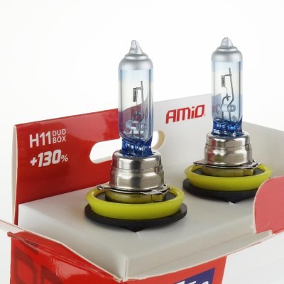 AMiO - Halogénový DUO blister (2ks) H11 12V 55W sada LumiTec LIMITED +130%