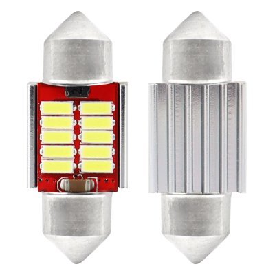 AMiO - LED žiarovky CANBUS 4014 10SMD Festoon C5W C10W C3W 31mm White 12V/24V