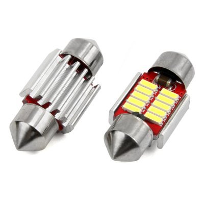 AMiO - LED žiarovky CANBUS 4014 10SMD Festoon C5W C10W C3W 31mm White 12V/24V