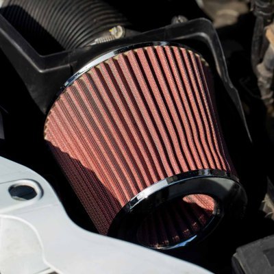 AMiO - Športový vzduchový filter + 3 adaptéry AF-Chrome