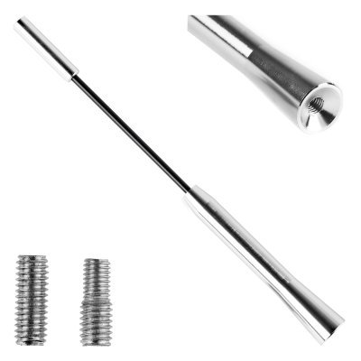 AMiO - Prút autoantény 20 cm 5/6mm adaptér ANTM05