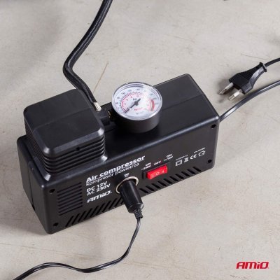 AMiO - Kompresor do auta 12V/230V, Acomp-13
