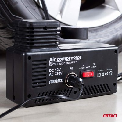 AMiO - Kompresor do auta 12V/230V, Acomp-13