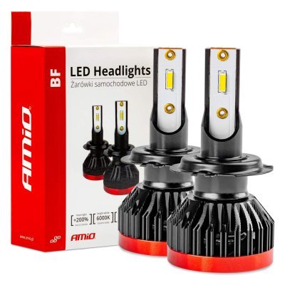 AMiO - LED žiarovky hlavného svietenia H7 BF séria AMiO