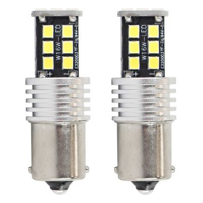 AMiO - LED žiarovky CANBUS 2835 15SMD 1156 BA15S P21W R10W R5W White 12V/24V