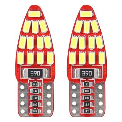 AMiO - LED žiarovky CANBUS 24SMD 3014 T10e (W5W) White 12V
