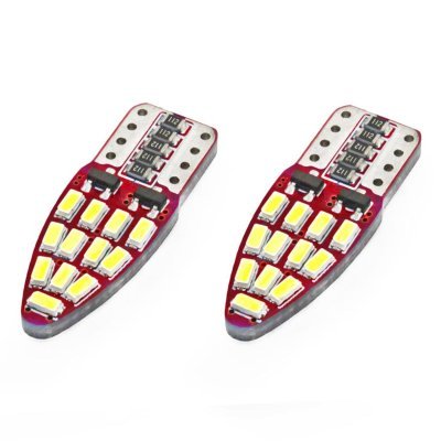 AMiO - LED žiarovky CANBUS 24SMD 3014 T10e (W5W) White 12V
