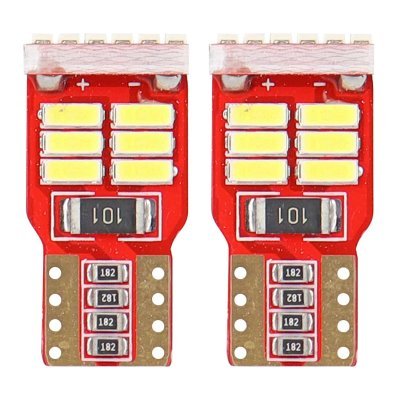 AMiO - LED žiarovky CANBUS 18SMD 4014 T10e (W5W) White 12V