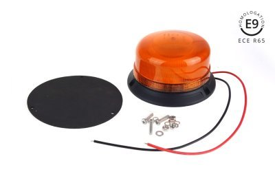 AMiO - Výstražný maják pevný W03B na 3 skrutky R65 R10 36LED 12 / 24V IP56