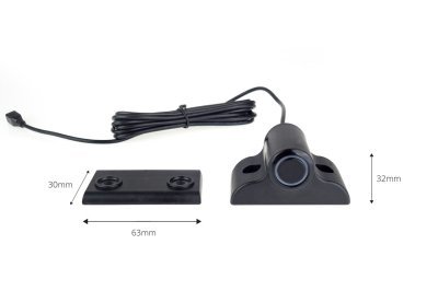AMiO - Parkovací asistent MAX LED 4-senzorové čierne 19mm TRUCK