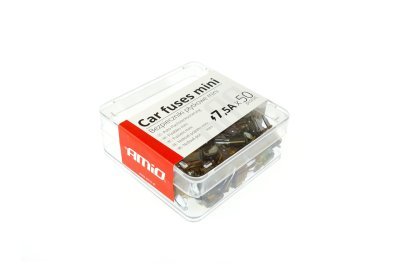AMiO - Autopoistky MINI púzdro 50 ks 7,5A