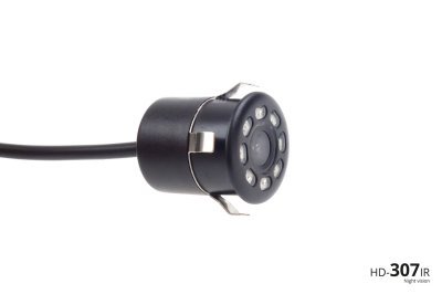 AMiO - Parkovací asistent TFT02 4,3” s kamerou HD-307 IR, 4-senzorové, čierne