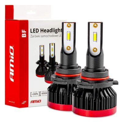 AMiO - LED žiarovky hlavného svietenia HB3 9005/HIR1 9011/H10 BF séria AMiO