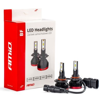 AMiO - LED žiarovky hlavného svietenia HB3 9005/HIR1 9011/H10 BF séria AMiO