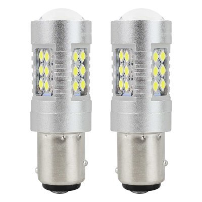 AMiO - LED žiarovky CANBUS 3030 24SMD 1157 BAY15D P21/5W White 12V/24V