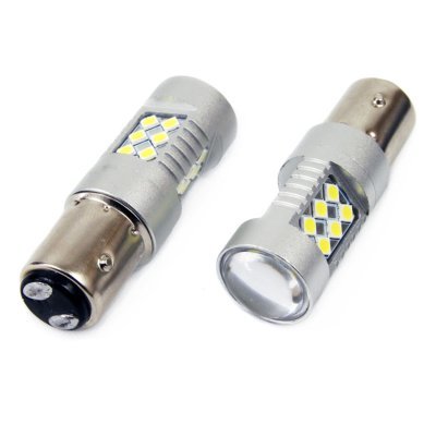 AMiO - LED žiarovky CANBUS 3030 24SMD 1157 BAY15D P21/5W White 12V/24V