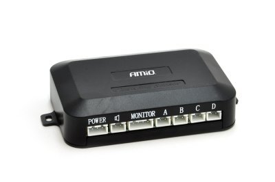 AMiO - Parkovací asistent TFT02 4,3” s kamerou HD-301 IR, 4-senzorové, čierne