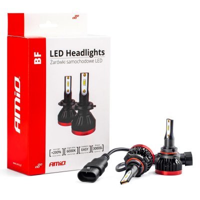 AMiO - LED žiarovky hlavného svietenia HB4 9006 BF séria AMiO