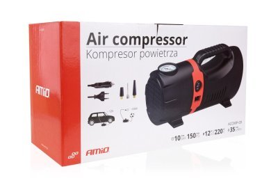 AMiO - Kompresor do auta 12V / 230V Acomp-09
