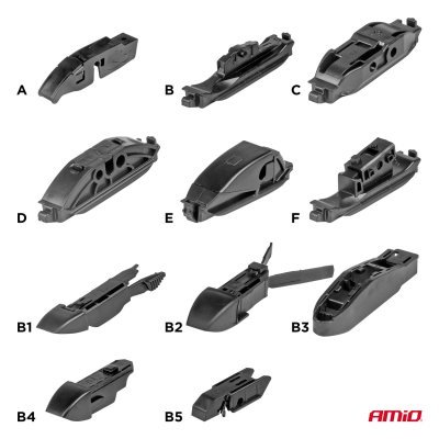 AMiO - Stierač Hybrid multiconnect 20" (500mm) 11 adaptérov