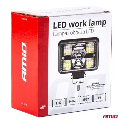 AMiO - Pracovné LED svetlo AWL32 17 LED COMBO 9-36V