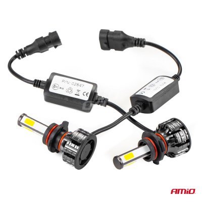 AMiO - LED žiarovky hlavného svietenia HB4 COB 4Side